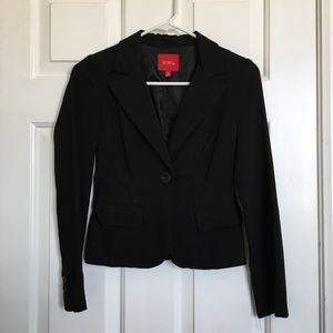 XOXO Black blazer from Macy’s